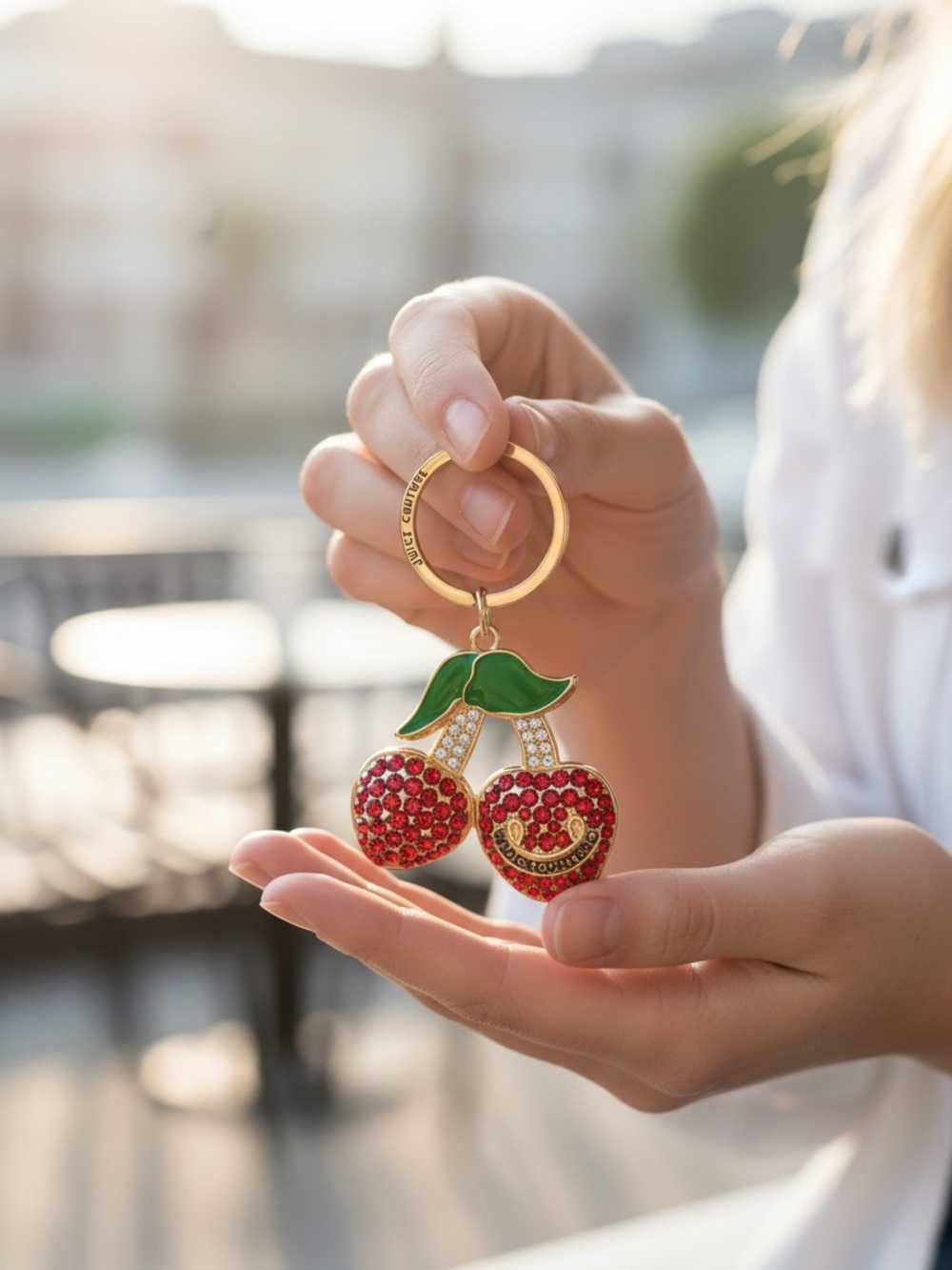 Juicy Couture Cherry Keychain🆕